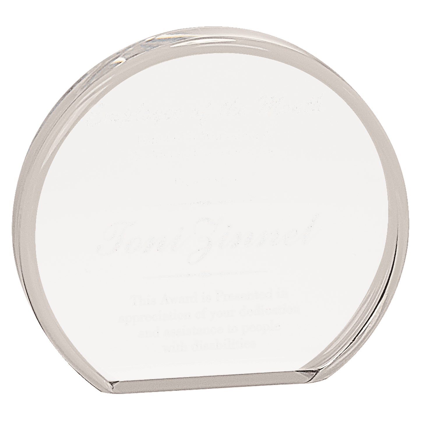 Round Acrylic - Clear - Awards & More #