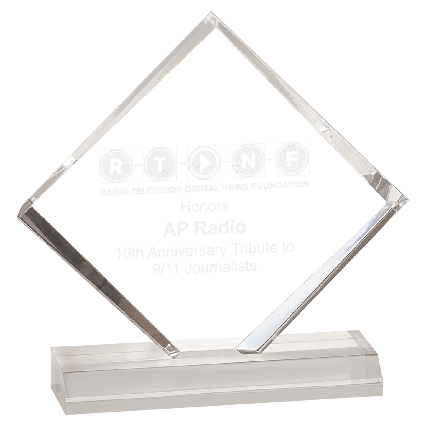 Diamond Jewel Beveled Acrylic Award - Awards & More #