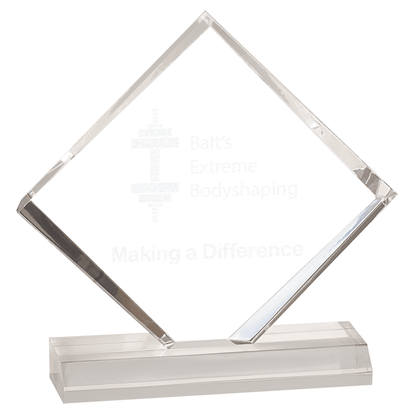 Diamond Jewel Beveled Acrylic Award - Awards & More #