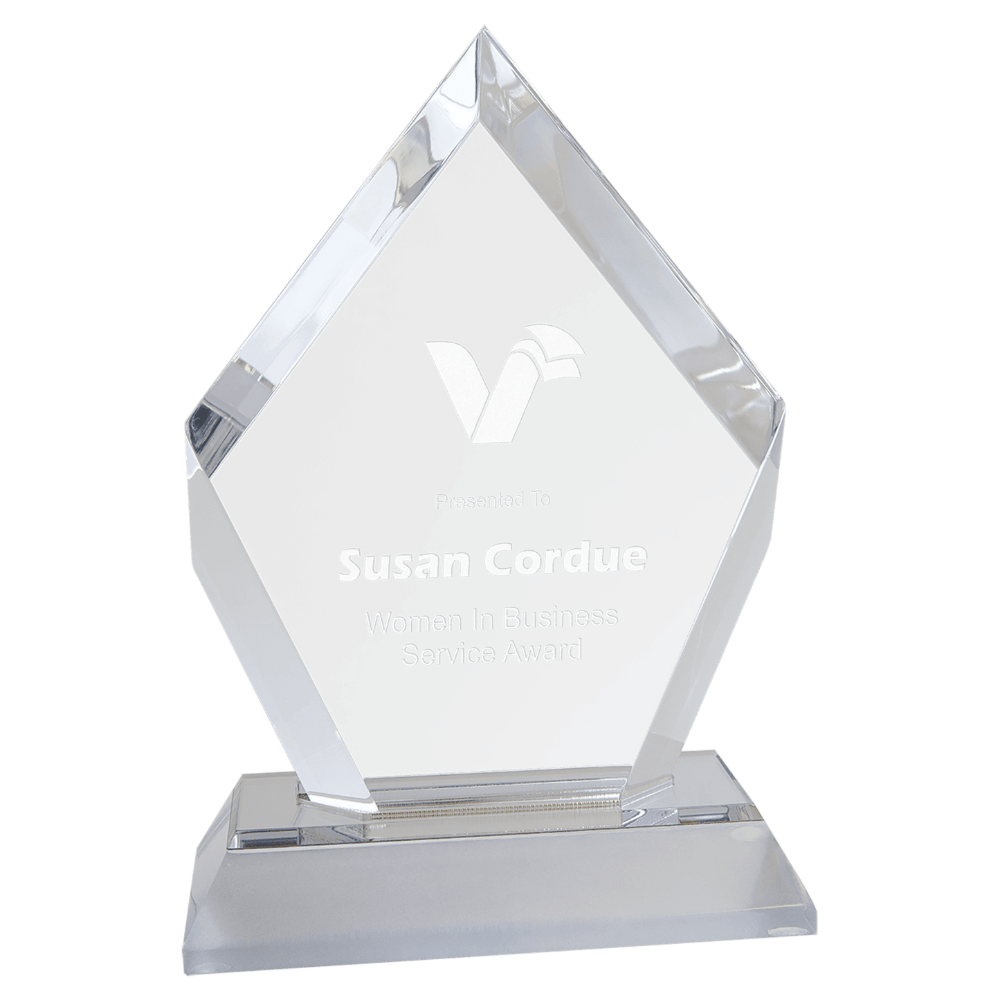 Diamond Impress Acrylic - Silver - Awards & More #