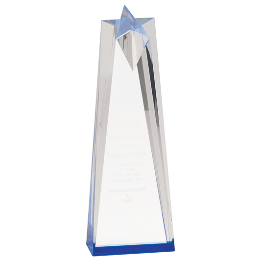 Sculpted Star Acrylic - Blue - Awards & More #