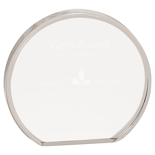 Round Acrylic - Clear - Awards & More #