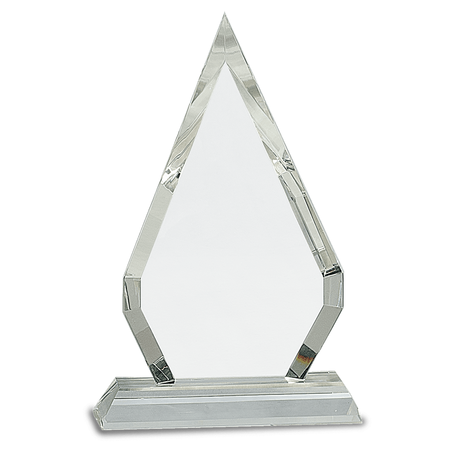 Crystal Rhombus with Pedestal Base - Clear - Awards & More #
