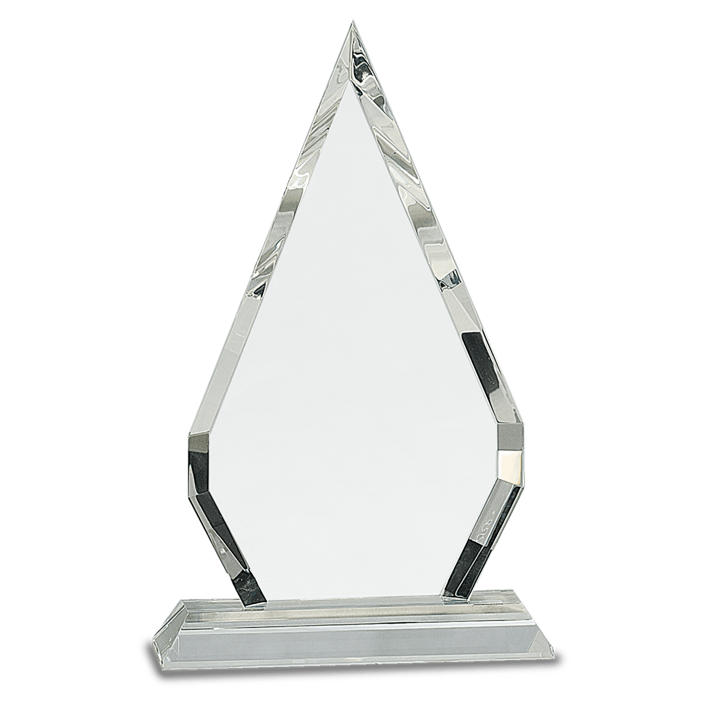Crystal Rhombus with Pedestal Base - Clear - Awards & More #