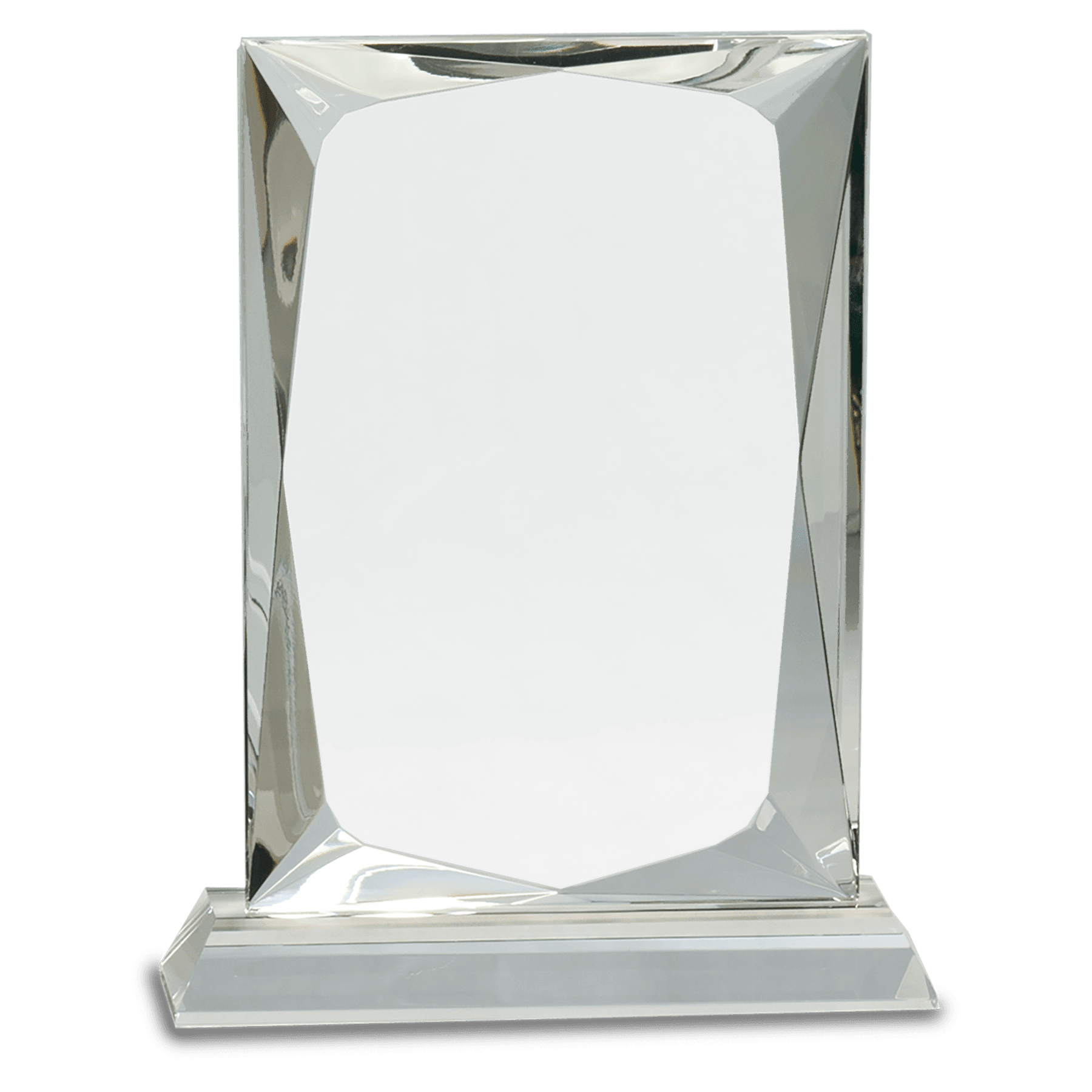 Rectangle Crystal on Base - Clear - Awards & More #