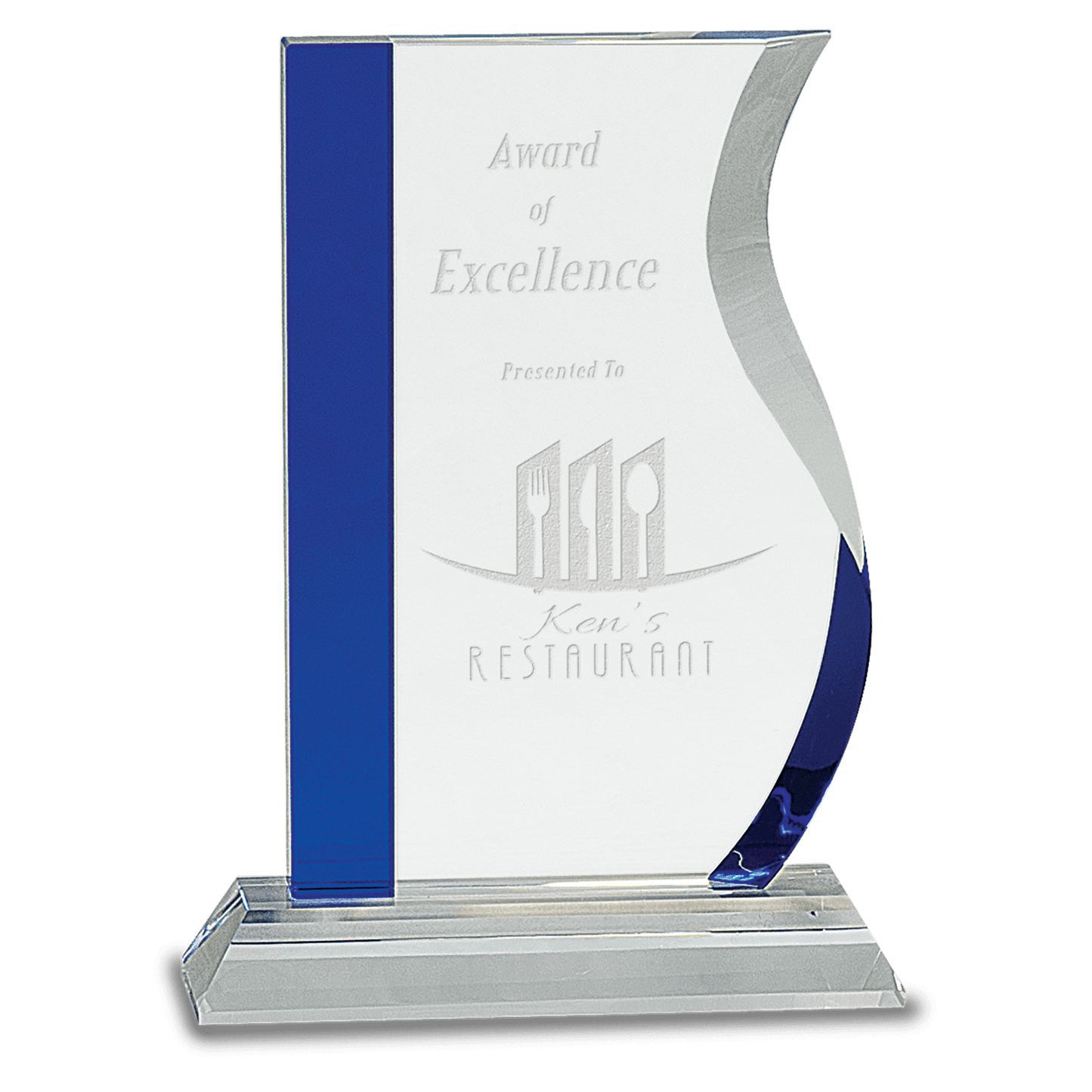 Edge Crystal Wave - Blue - Awards & More #