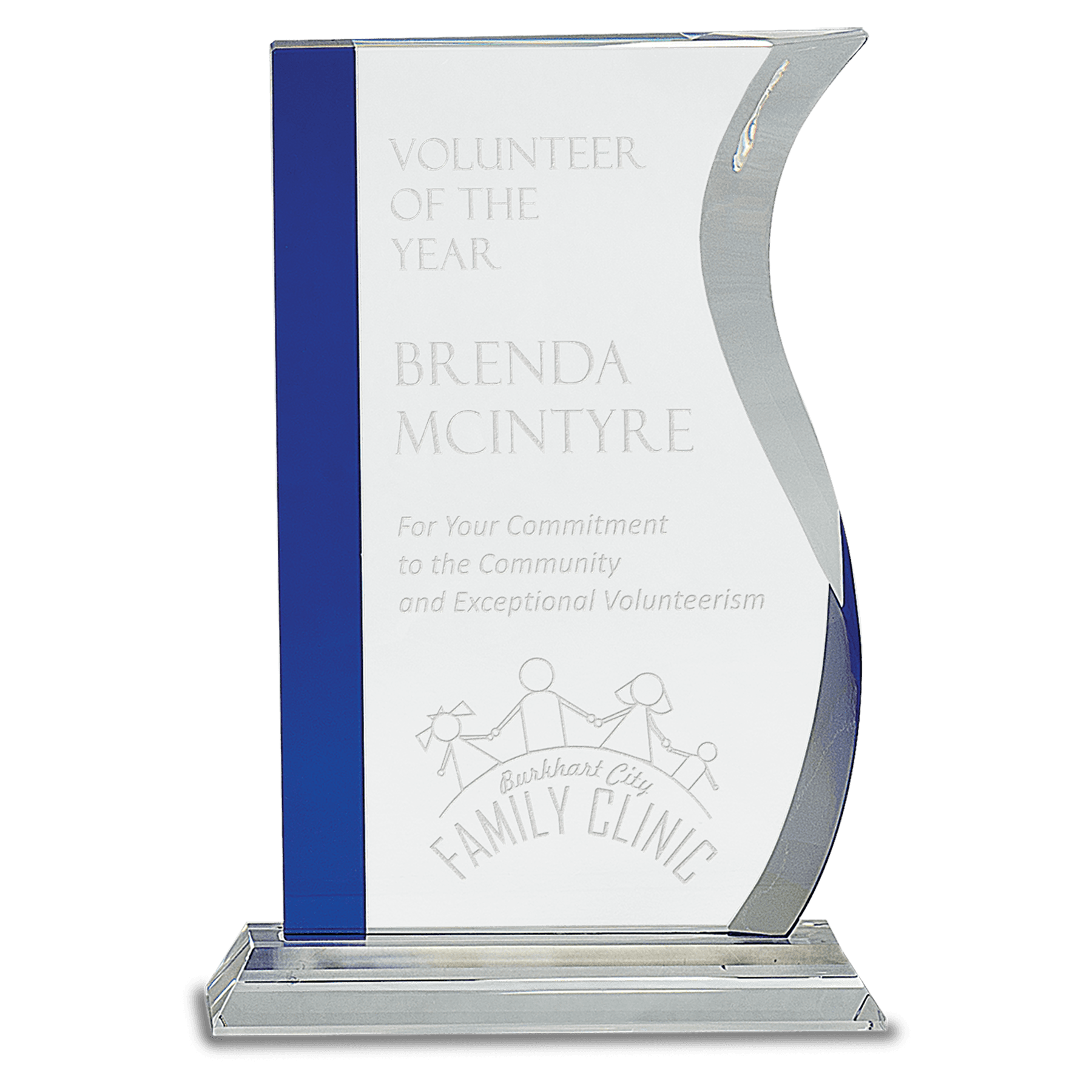 Edge Crystal Wave - Blue - Awards & More #