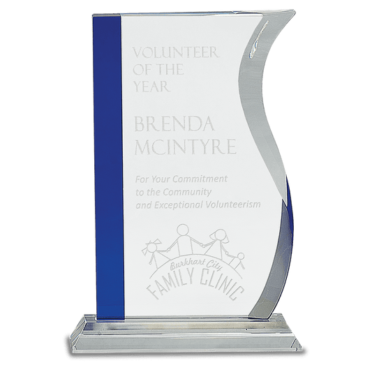 Edge Crystal Wave - Blue - Awards & More #