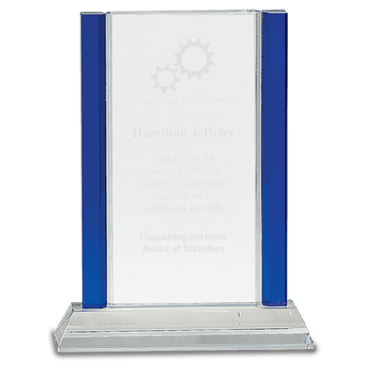 2-Edge Crystal on Clear Base - Awards & More #