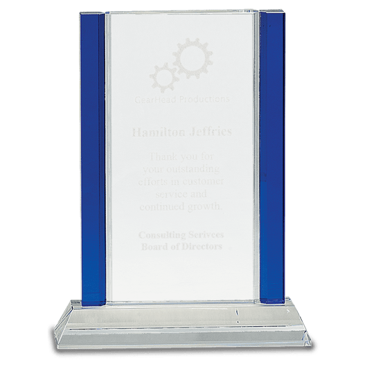 2-Edge Crystal on Clear Base - Awards & More #