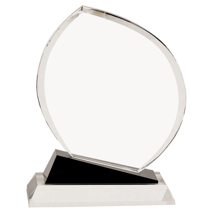 Oblong Crystal with Black Accents - Awards & More #
