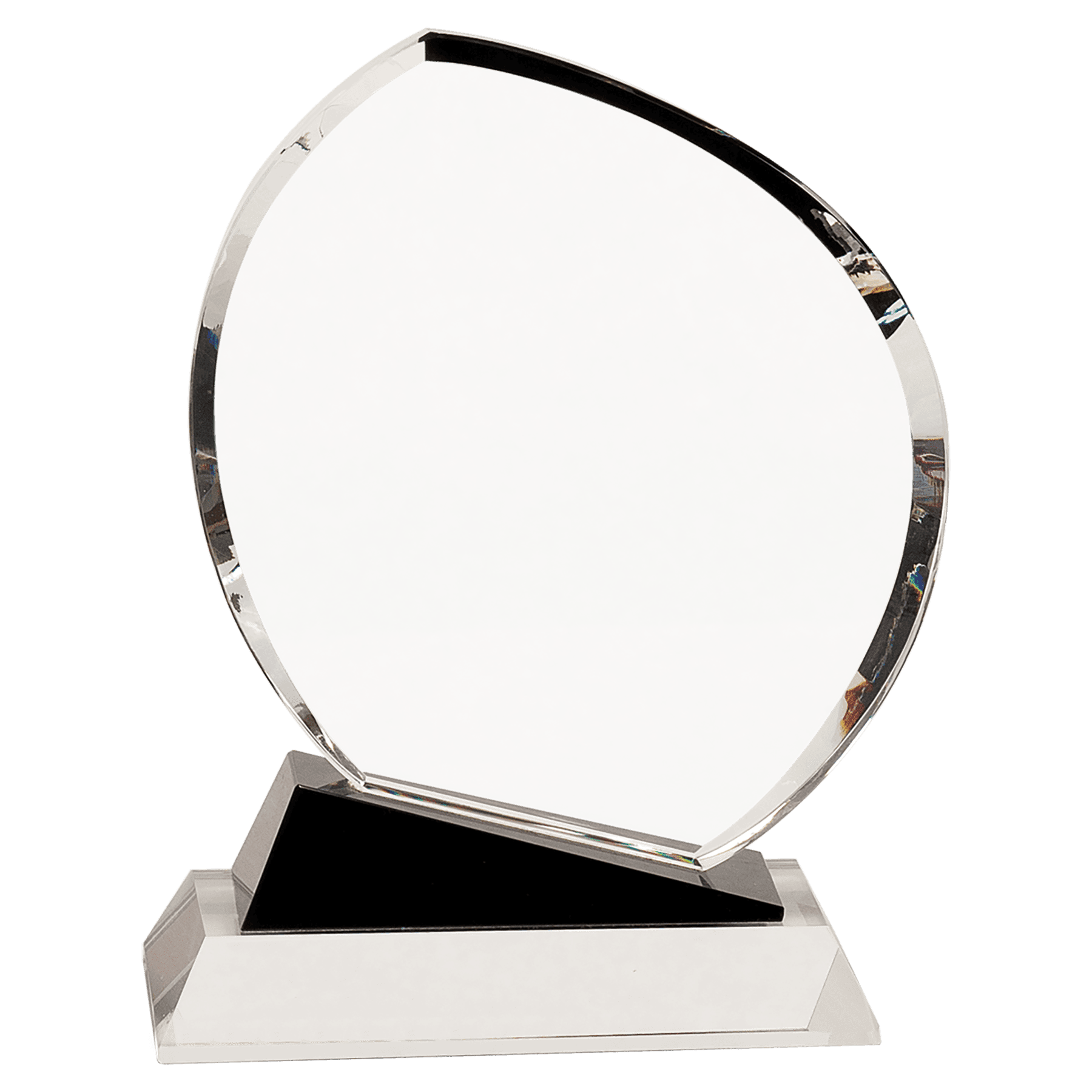 Oblong Crystal with Black Accents - Awards & More #