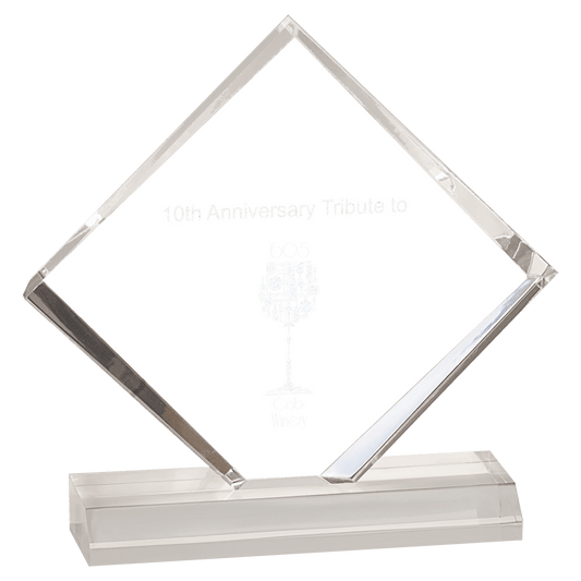 Diamond Jewel Beveled Acrylic Award - Awards & More #