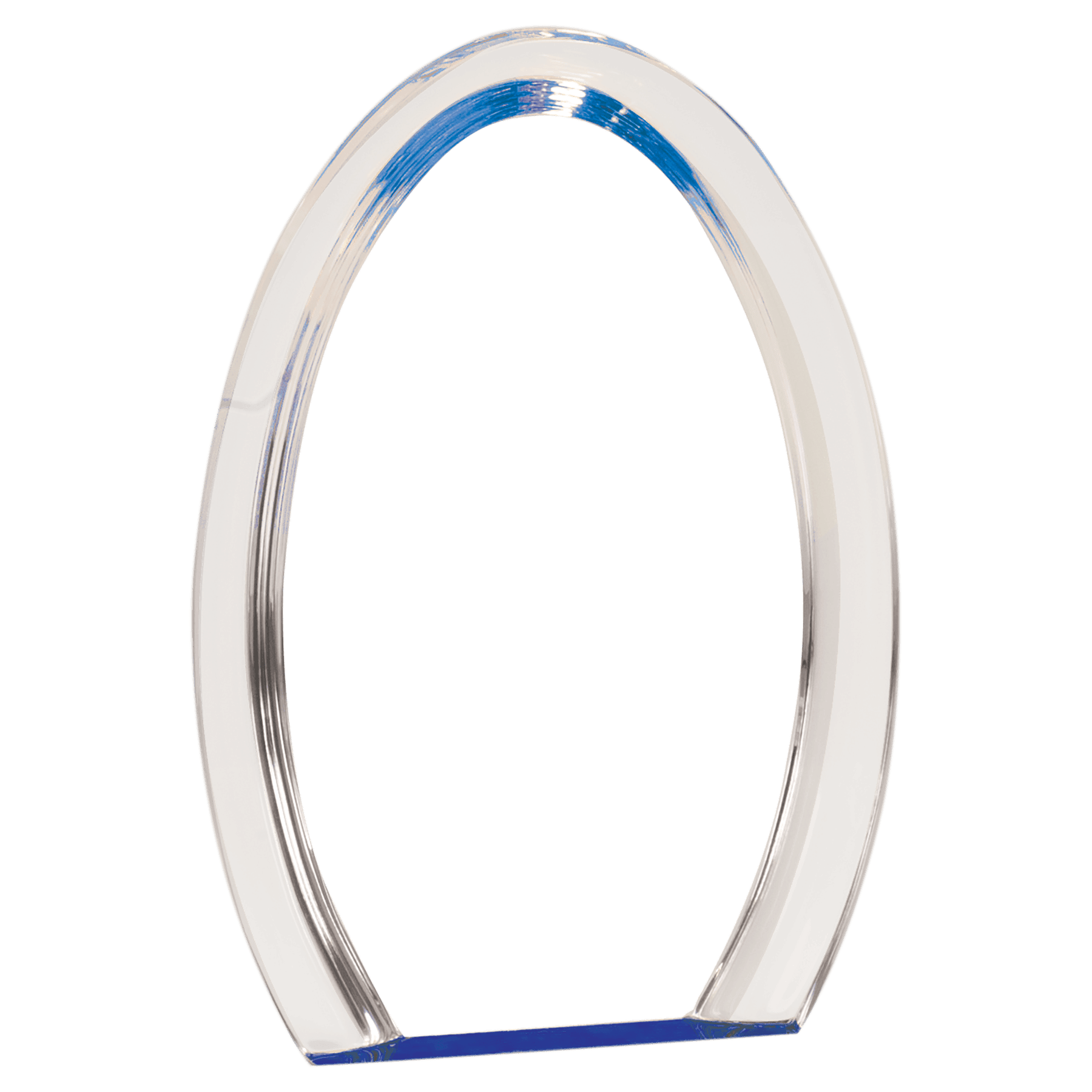 Oval Halo Acrylic - Blue - Awards & More #