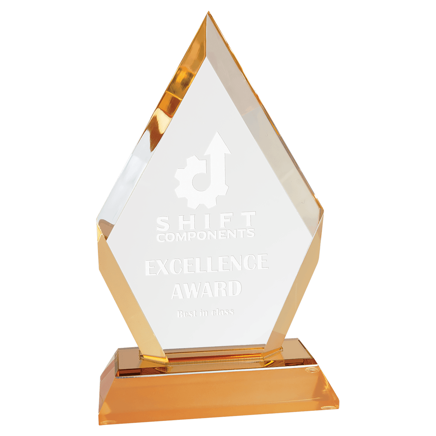 Diamond Impress Acrylic - Gold - Awards & More #