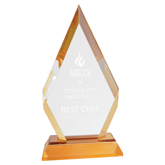 Diamond Impress Acrylic - Gold - Awards & More #
