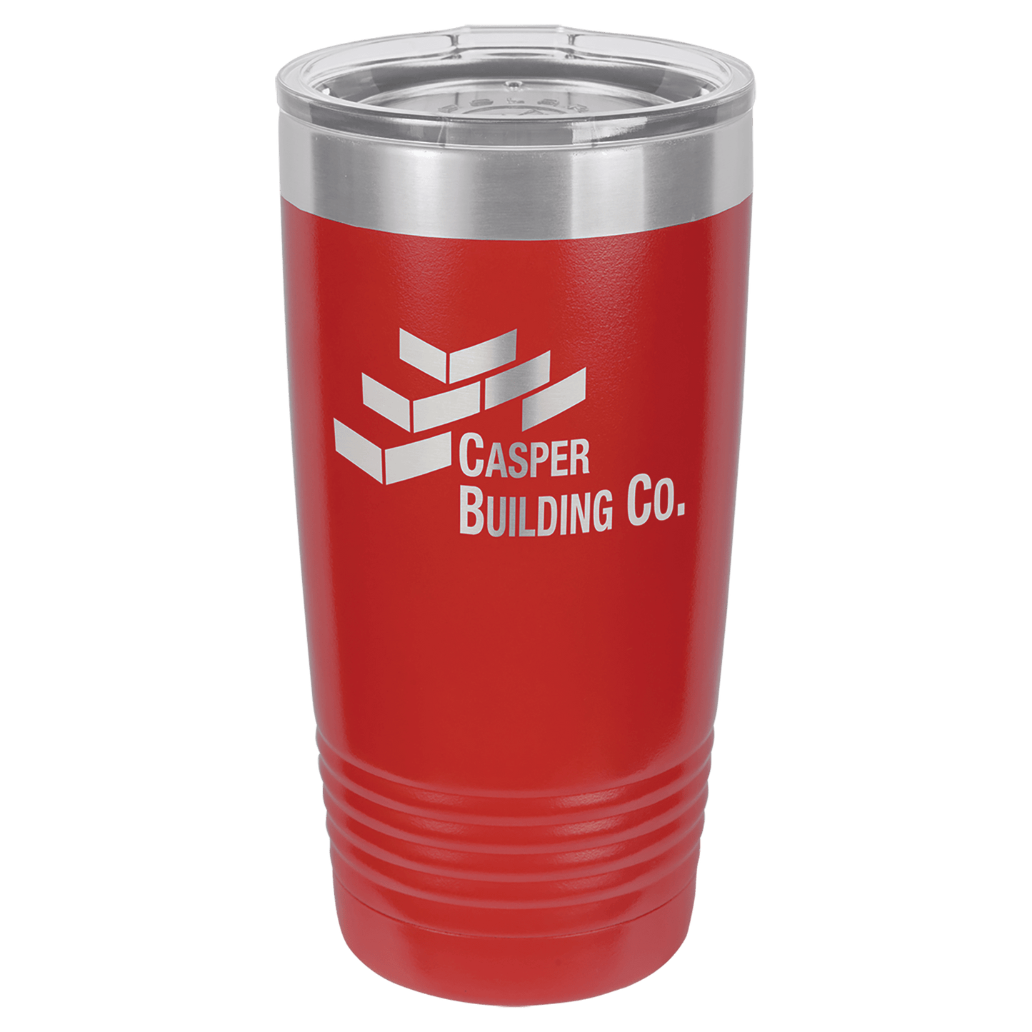 20 oz. Ringneck Tumbler with Clear Lid - Custom Engraving