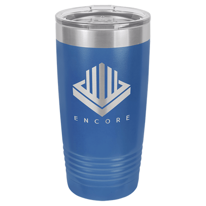20 oz. Ringneck Tumbler with Clear Lid - Custom Engraving