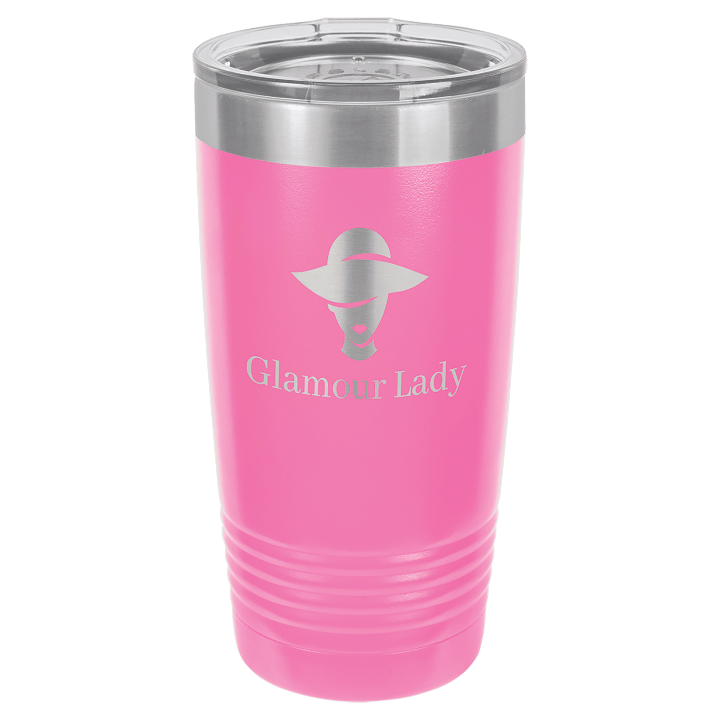 20 oz. Ringneck Tumbler with Clear Lid - Custom Engraving