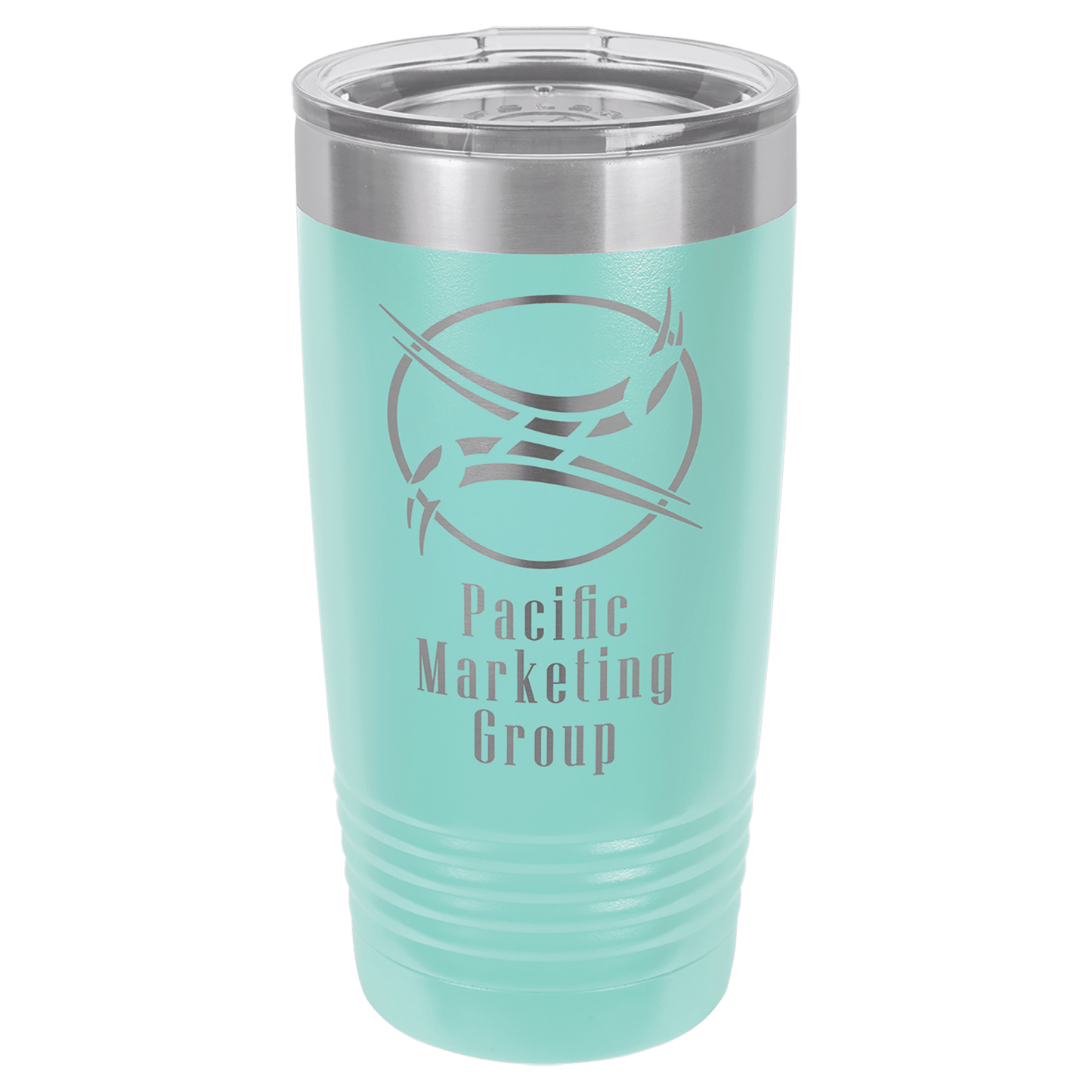 20 oz. Ringneck Tumbler with Clear Lid - Custom Engraving