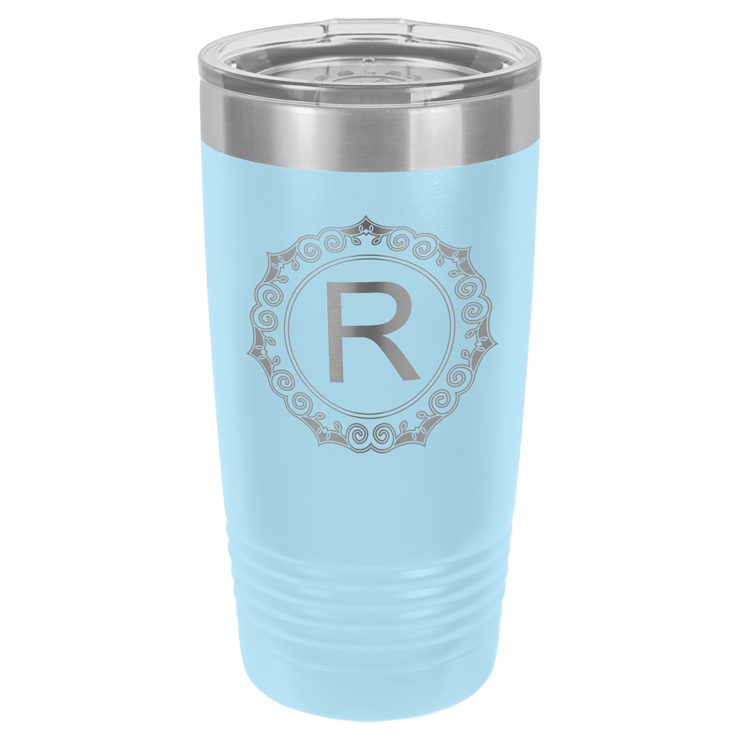 20 oz. Ringneck Tumbler with Clear Lid - Custom Engraving