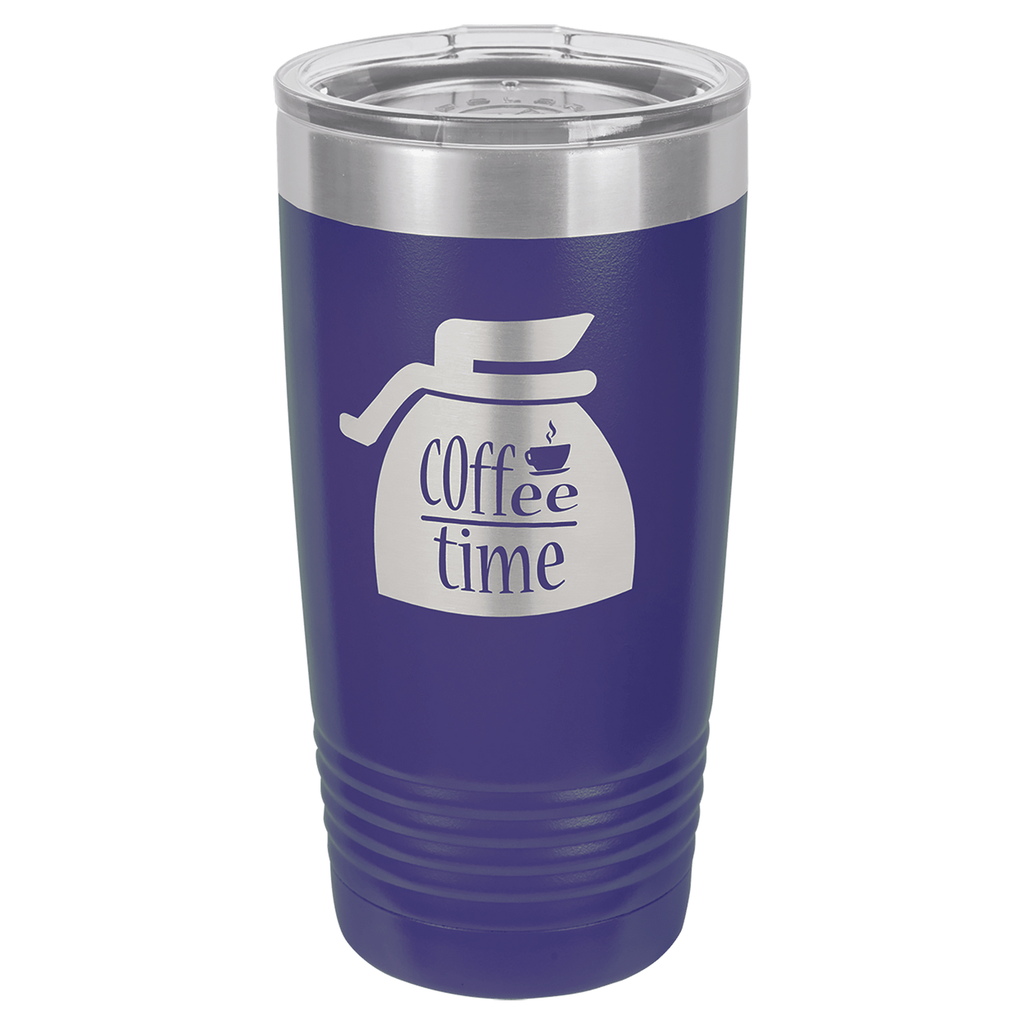 20 oz. Ringneck Tumbler with Clear Lid - Custom Engraving