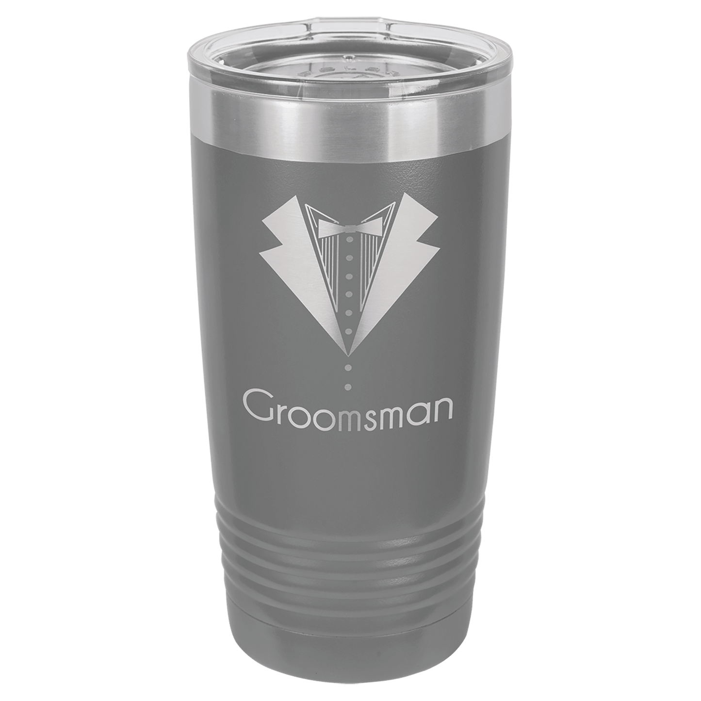 20 oz. Ringneck Tumbler with Clear Lid - Custom Engraving