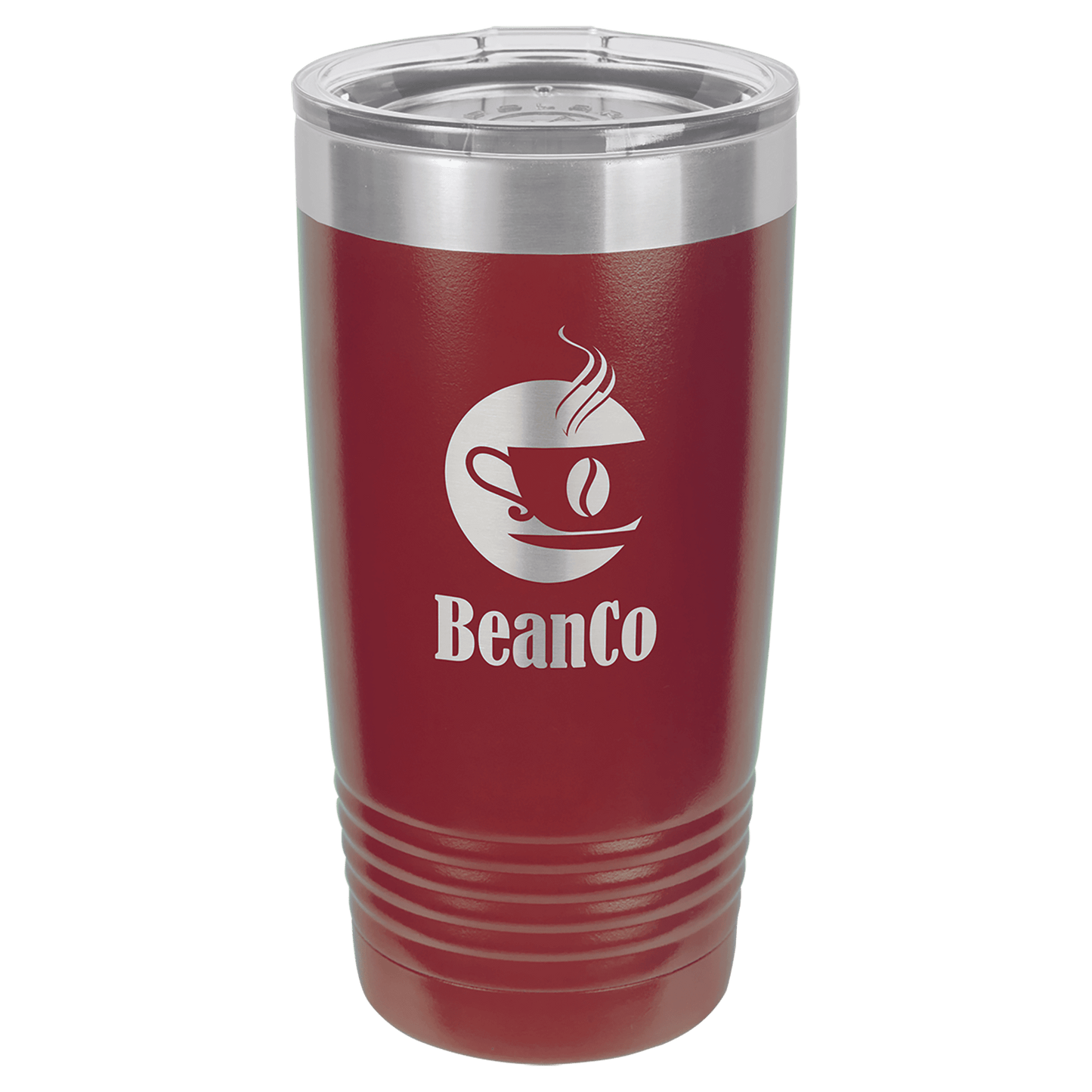 20 oz. Ringneck Tumbler with Clear Lid - Custom Engraving