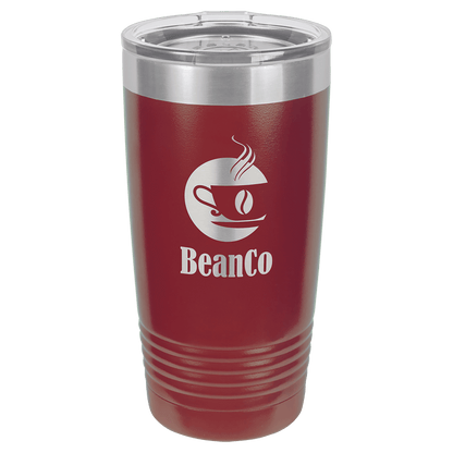 20 oz. Ringneck Tumbler with Clear Lid - Custom Engraving