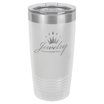 20 oz. Ringneck Tumbler with Clear Lid - Custom Engraving