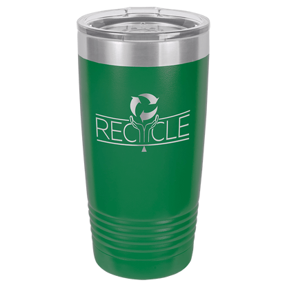 20 oz. Ringneck Tumbler with Clear Lid - Custom Engraving