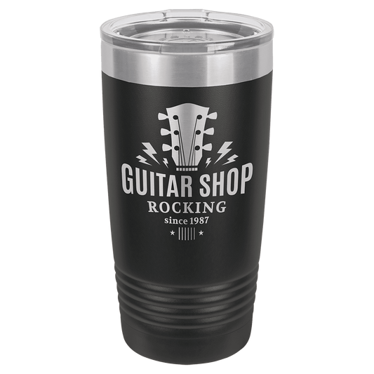 20 oz. Ringneck Tumbler with Clear Lid - Custom Engraving