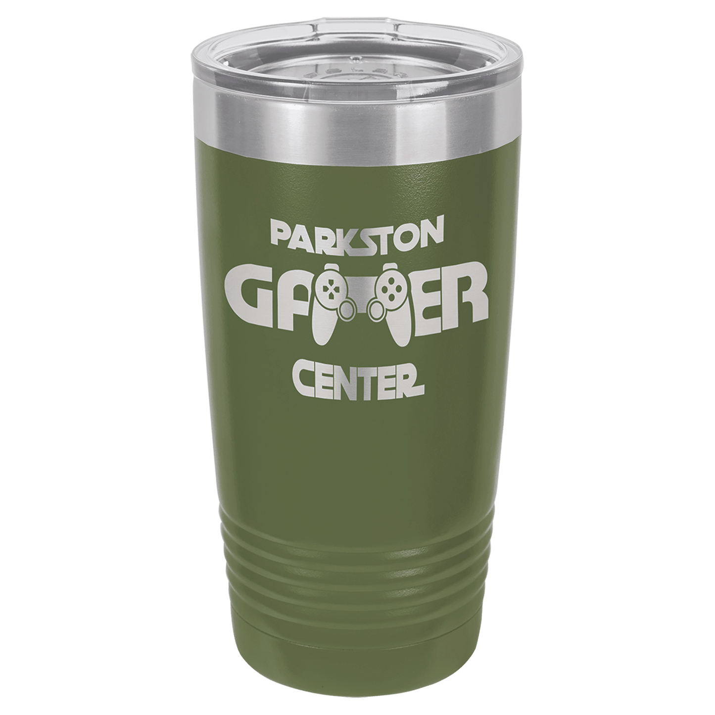 20 oz. Ringneck Tumbler with Clear Lid - Custom Engraving