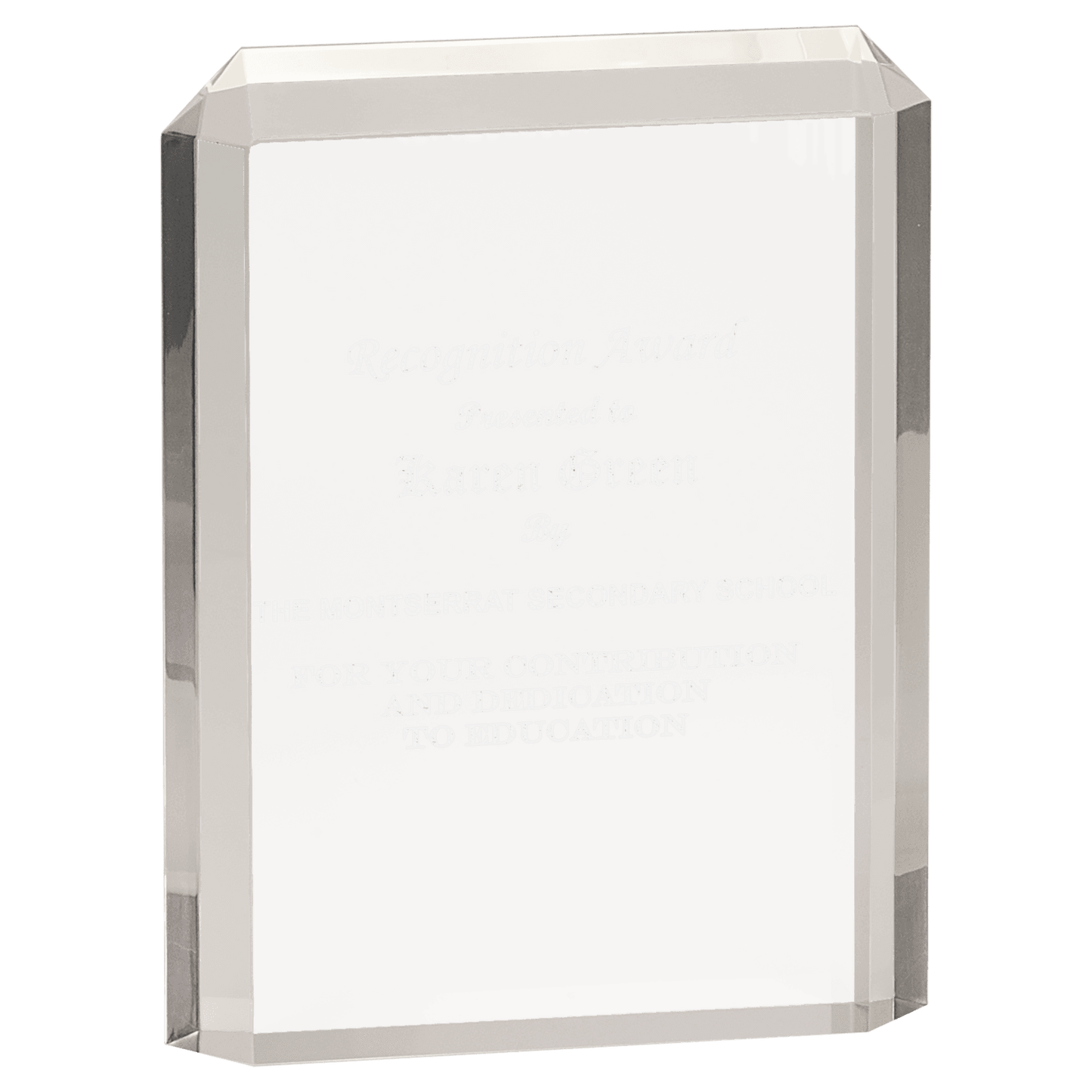 Premier Acrylic - Clear - Awards & More #
