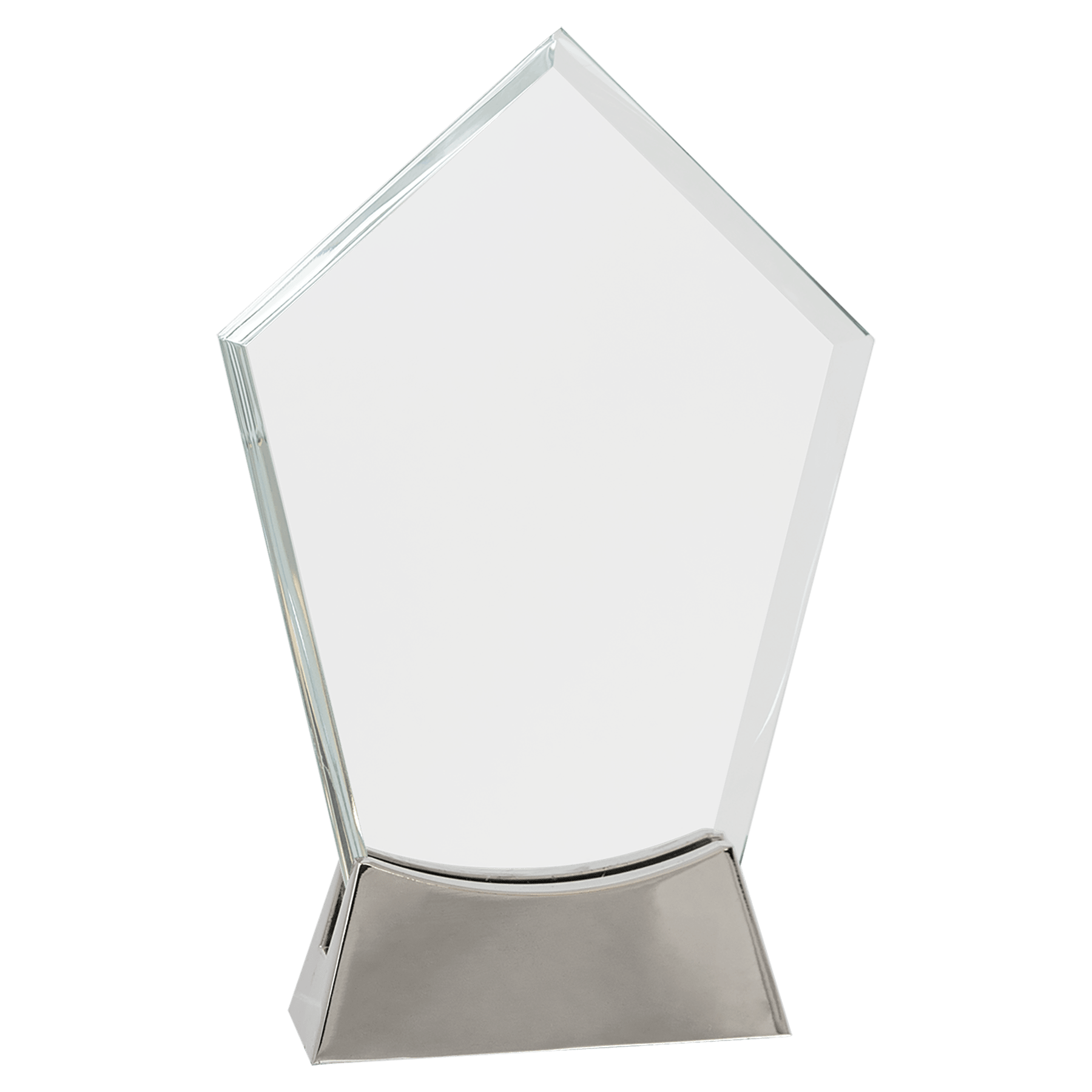 Peak Platinum Glass with Full Metal Base - Awards & More #