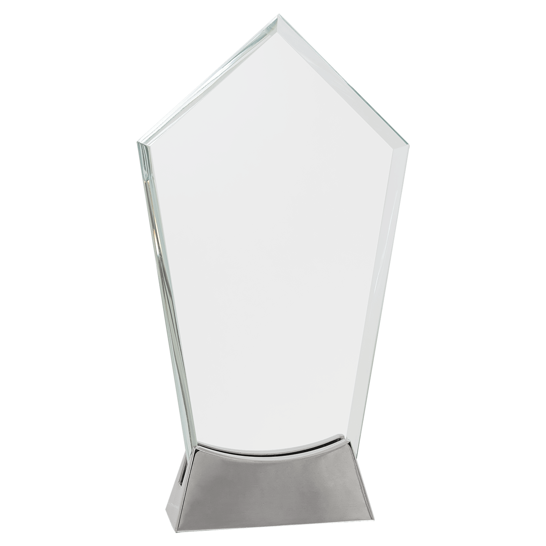 Peak Platinum Glass with Full Metal Base - Awards & More #