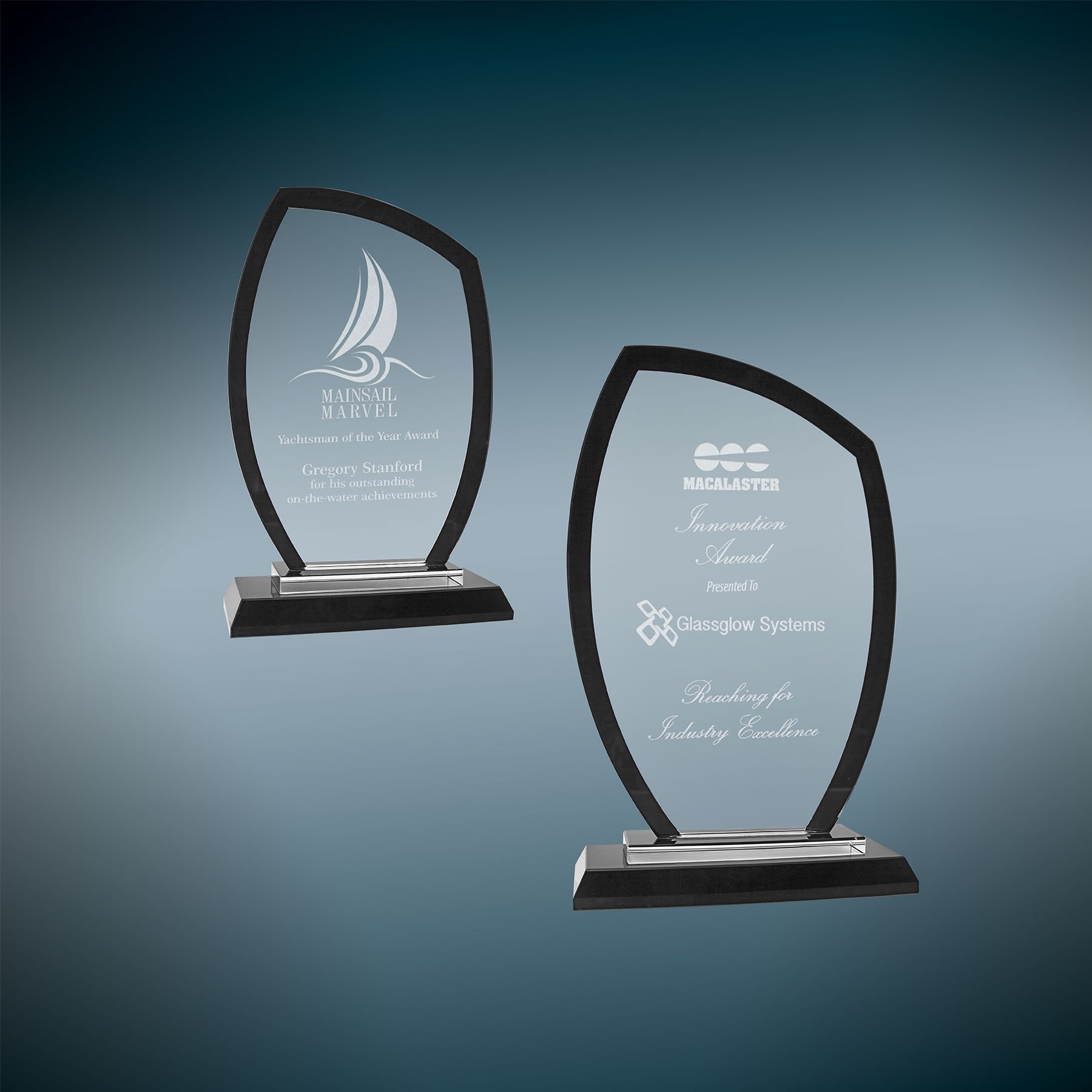 Peak Regal Glass - Black - Awards & More #