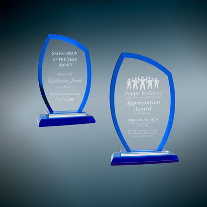 Peak Regal Glass - Blue - Awards & More #