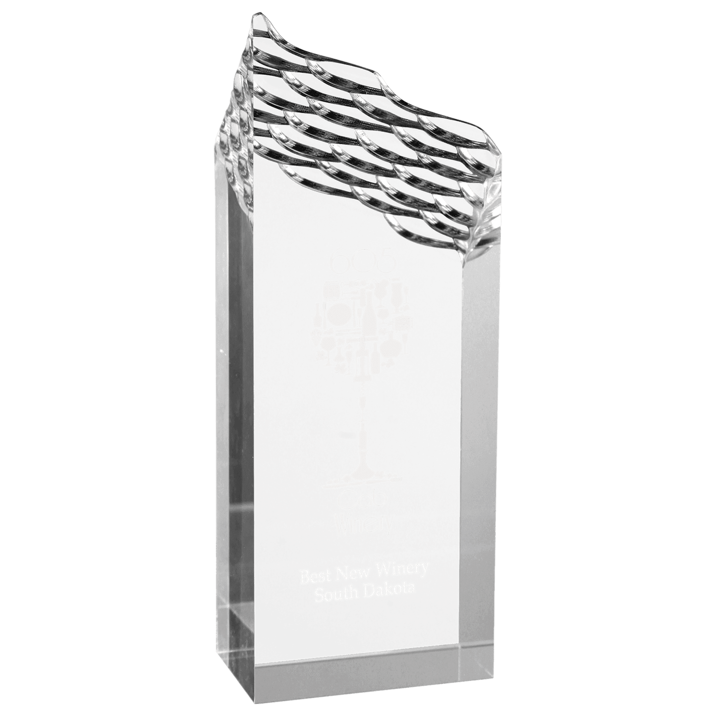 Riptide Acrylic - Silver - Awards & More