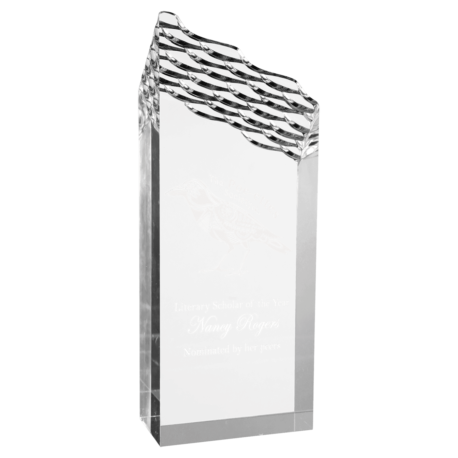Riptide Acrylic - Silver - Awards & More