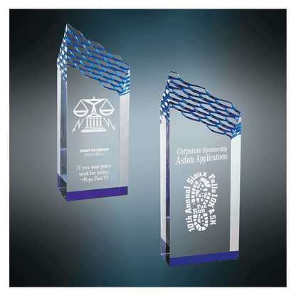 Riptide Acrylic - Blue - Awards & More