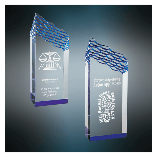 Riptide Acrylic - Blue - Awards & More
