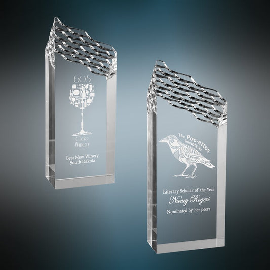 Riptide Acrylic - Silver - Awards & More
