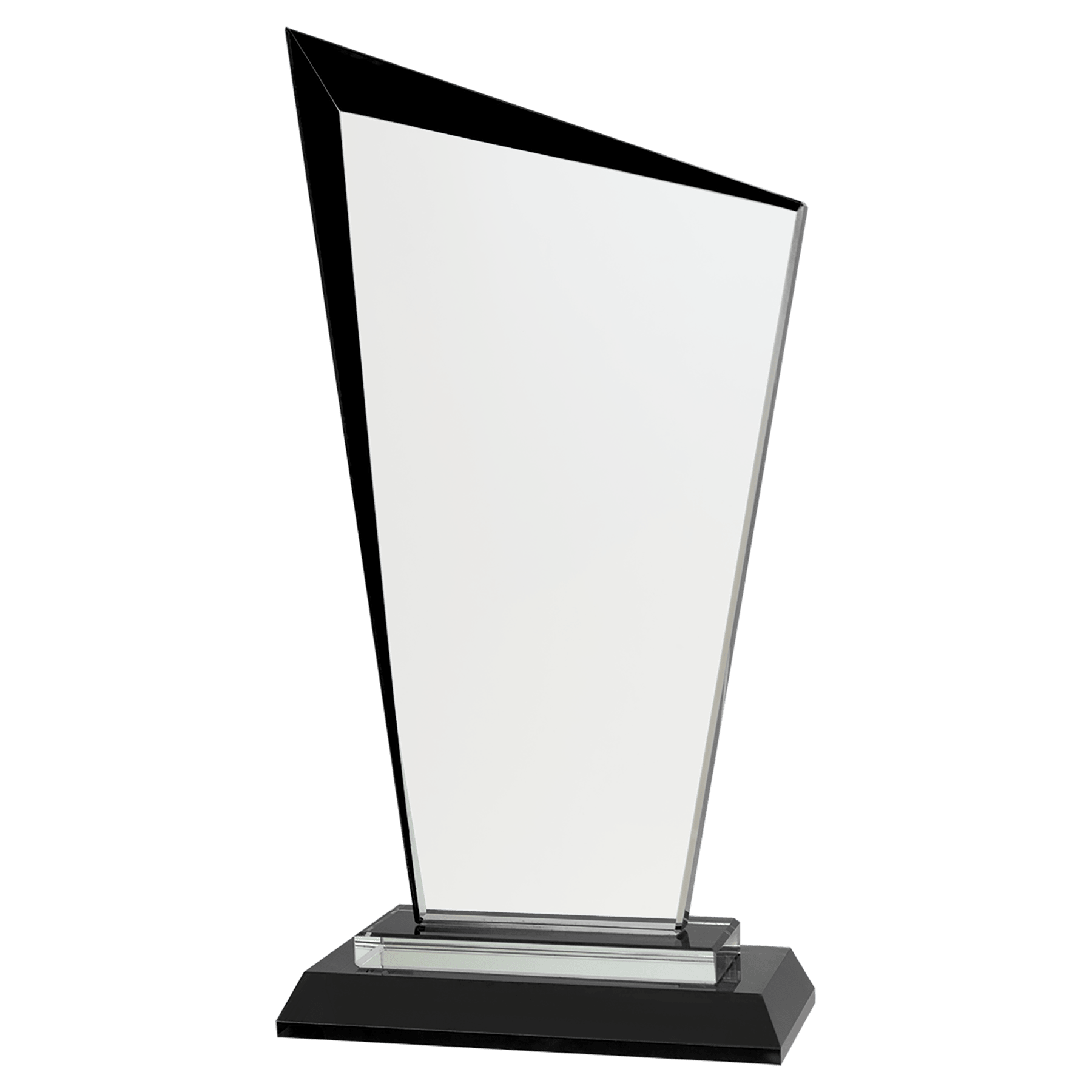 Razor Glass Award - Black - Awards & More #