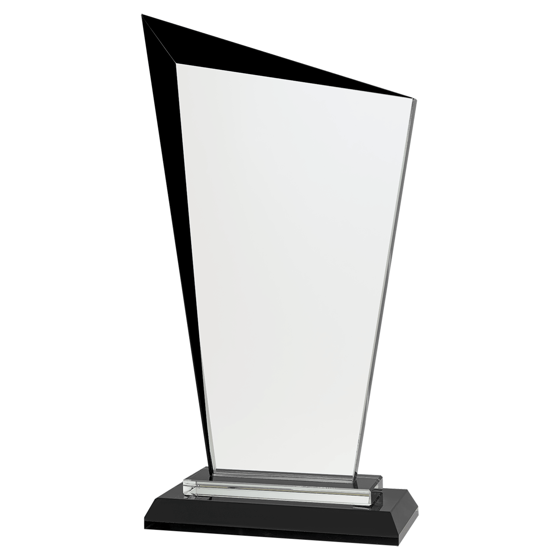 Razor Glass Award - Black - Awards & More #