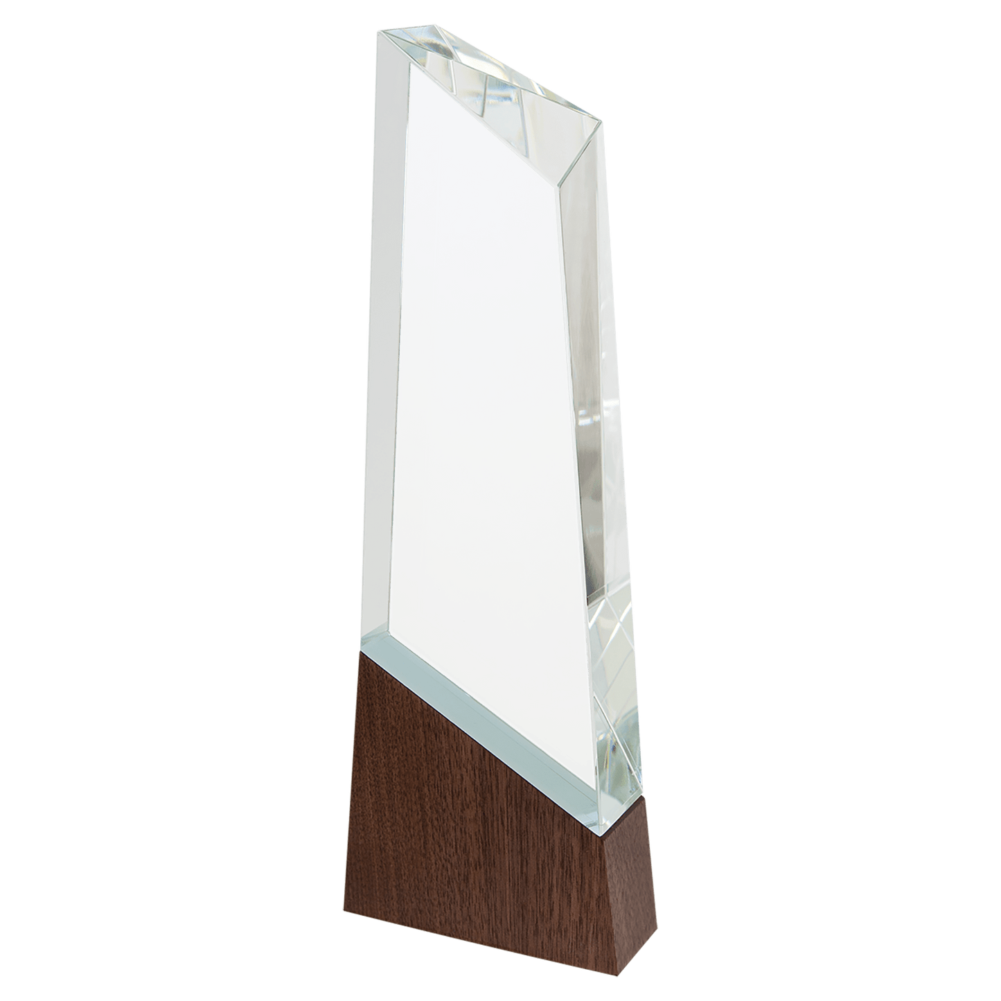 Peak Sierra Glass with Walnut Base - Awards & More #