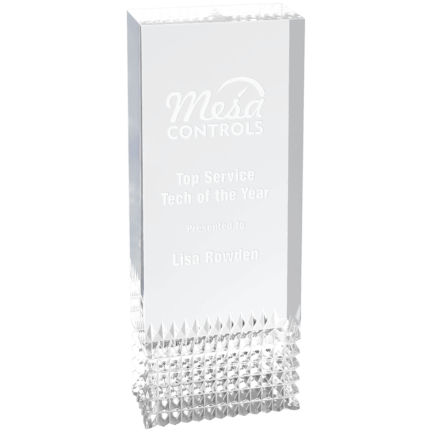 Tribute Acrylic Award - Silver - Awards & More #