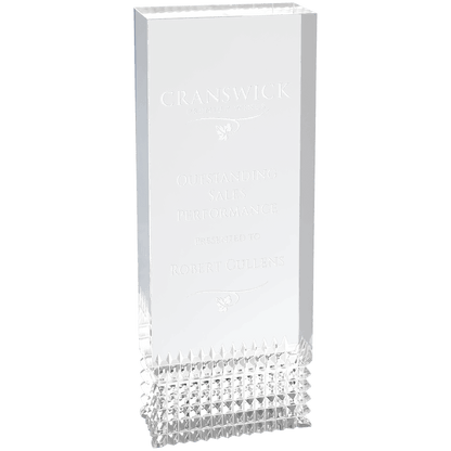 Tribute Acrylic Award - Silver - Awards & More #