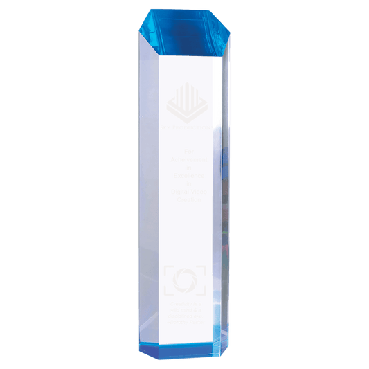Tower Acrylic - Blue - Awards & More #